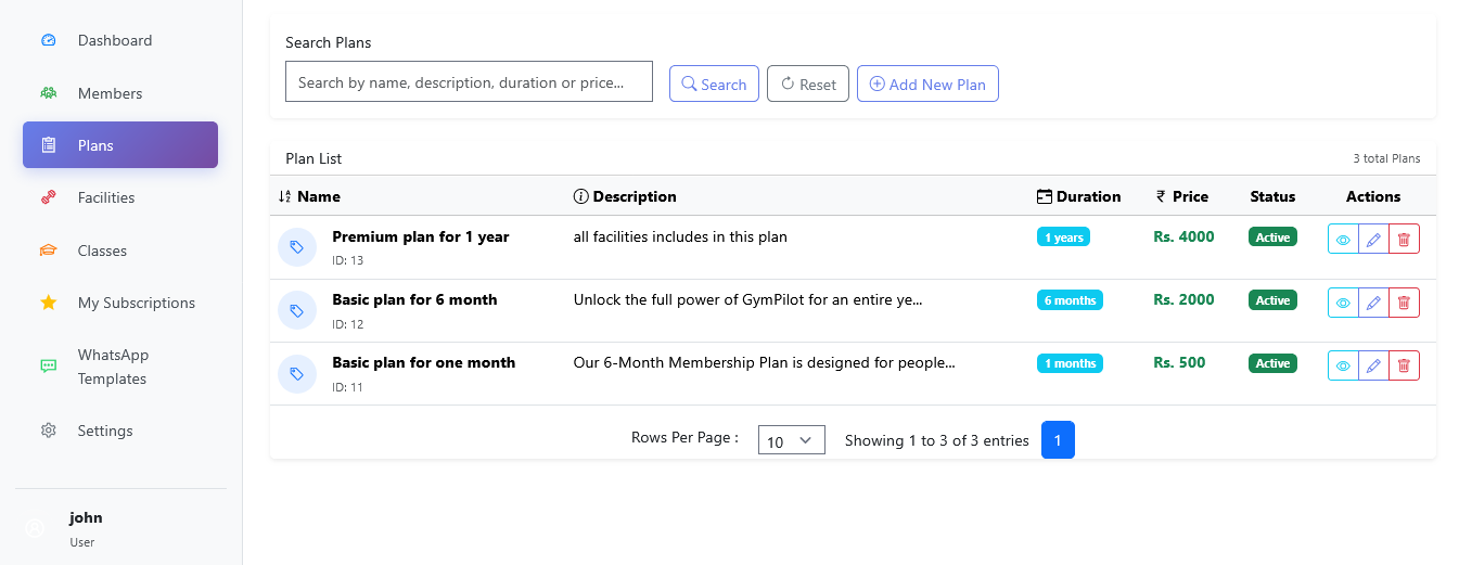 💪 Smarter Gym Plan Management